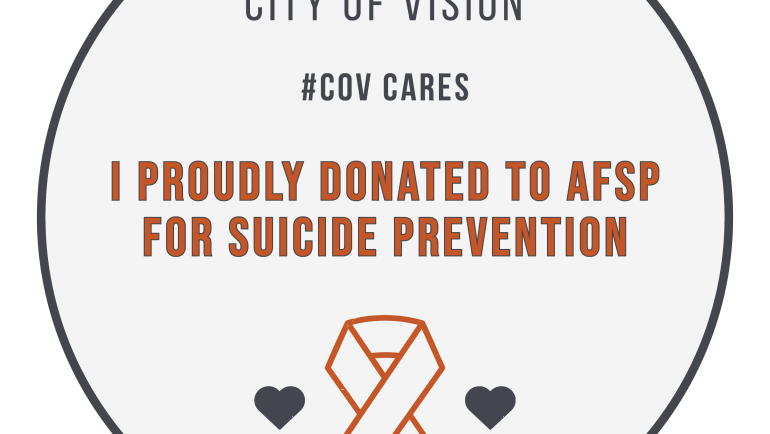 City of Vision Cares: Shining a Light on Suicide Prevention